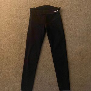 Nike Dri fit youth size L tight-Black